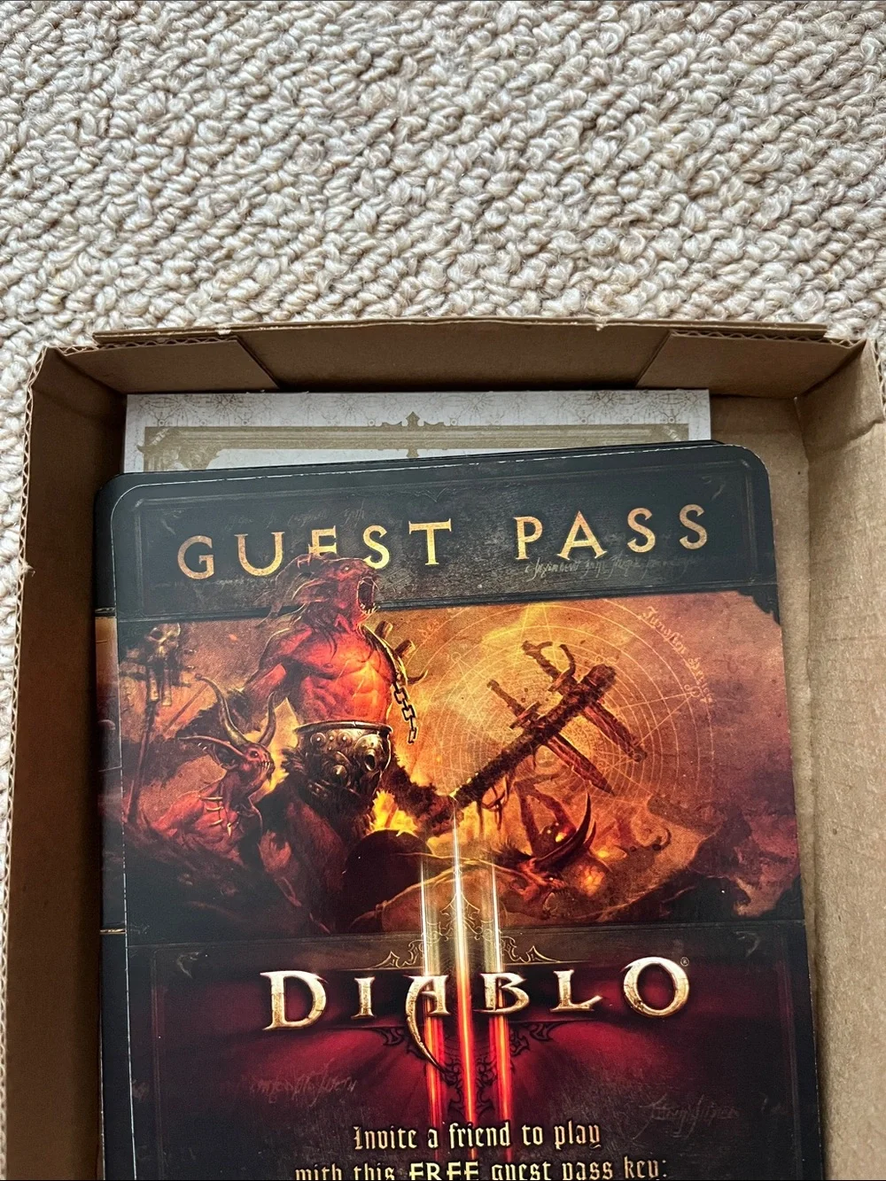Blizzard Diablo III Video Game - Black & Red